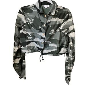 Camo Womens Windbreaker Light Jacket